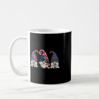 Patriotic Gnomes 4th Of July Funny Gnome Love Amer Coffee Mug