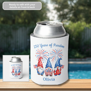 Patriotic Gnomes Can Cooler 250 Years of Freedom