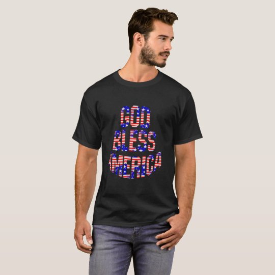 Patriotic God Bless America T Shirts