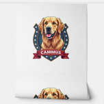 Patriotic Golden Retriever Family Crest Shirt Wallpaper<br><div class="desc">Patriotic Golden Retriever Family Crest Shirt</div>