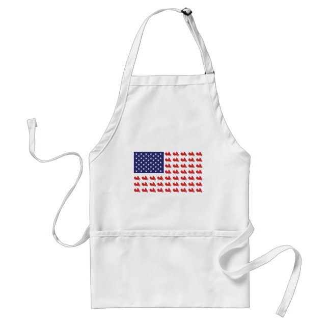 Patriotic Goldwing Motorcycle Standard Apron (Front)