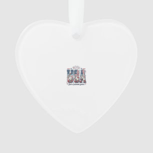 Patriotic Goose USA Vintage Fourth of July Shirt ( Ornament