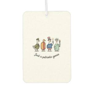 Patriotic Goose Vintage Engraving Funny USA Shirt  Air Freshener