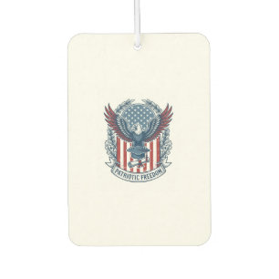 Patriotic Graduation Vector Graphic Tee Air Freshener