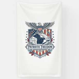 Patriotic Great Lakes Pride Vector Graphic Tee_1 Banner