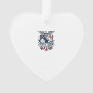 Patriotic Great Lakes Pride Vector Graphic Tee_1 Ornament