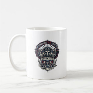 Patriotic Guardian Mask Freedom Military Inspired Coffee Mug