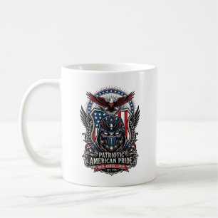 Patriotic Guardian Mask Freedom Military Inspired Coffee Mug
