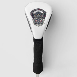 Patriotic Guardian Mask Freedom Military Inspired  Golf Head Cover