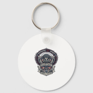 Patriotic Guardian Mask Freedom Military Inspired Keychain