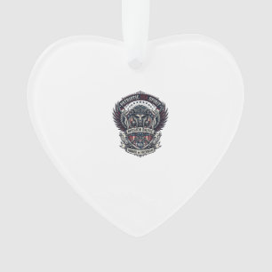 Patriotic Guardian Mask Freedom Military Inspired Ornament