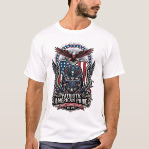 Patriotic Guardian Mask Freedom Military Inspired T-Shirt