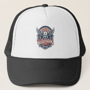 Patriotic Guardian Mask Freedom Military Inspired Trucker Hat