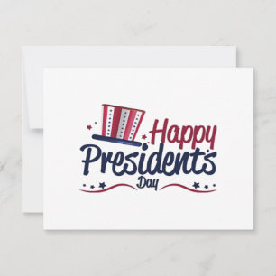 Patriotic Happy President's Day Design Gifts Class Invitation