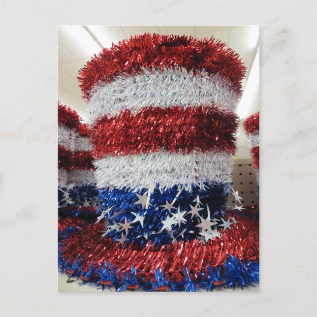 Patriotic Hat Postcard (Front)