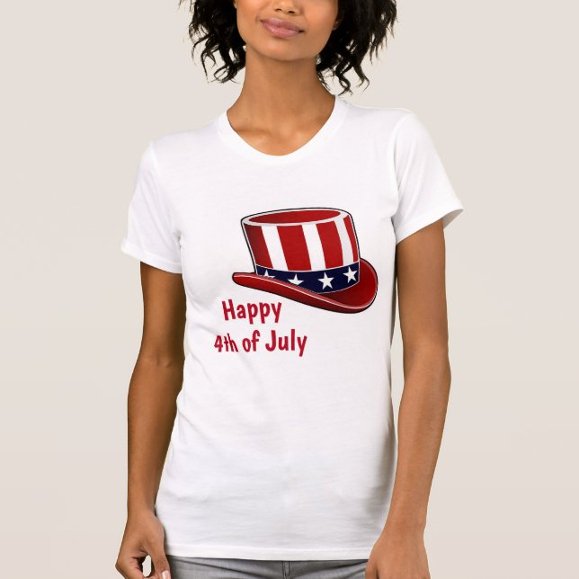 Patriotic Hat T-Shirt (Front)