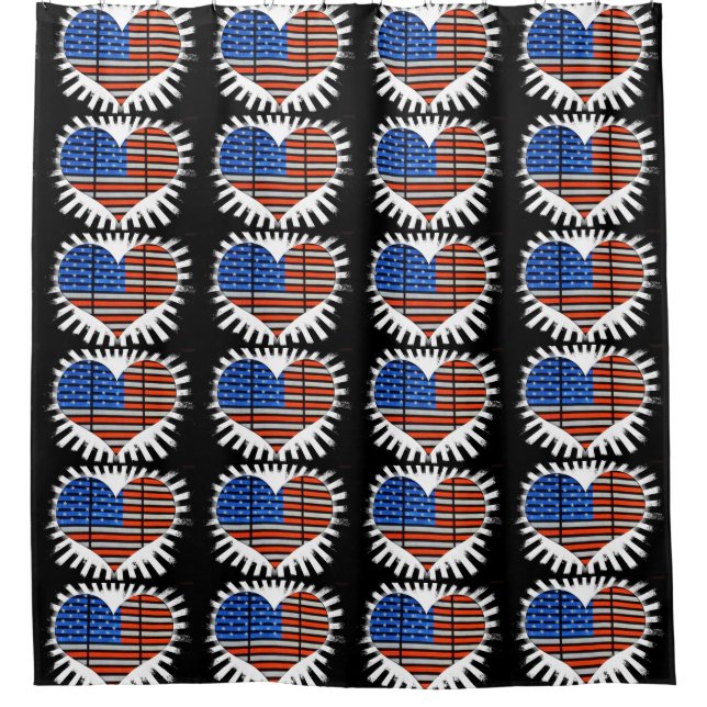 Patriotic Heart American Flag (Front)