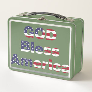 Patriotic Heritage Insulated Lunch Box - Bold God 