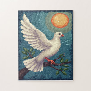 Patriotic Hidden Picture Mosaic Activity Game for  Jigsaw Puzzle