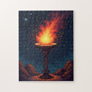 Patriotic Hidden Picture Mosaic Activity Game for  Jigsaw Puzzle