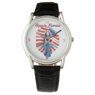 Patriotic Hippie Girl Thunder_Cove Watch