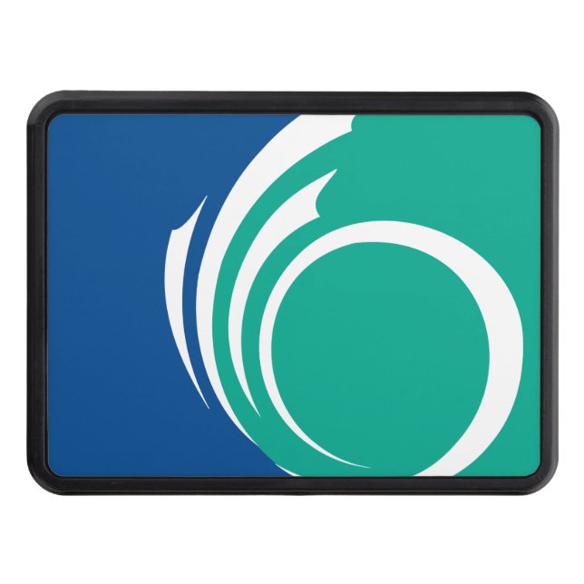 Patriotic hitch cover with Flag of Ottawa (Front)