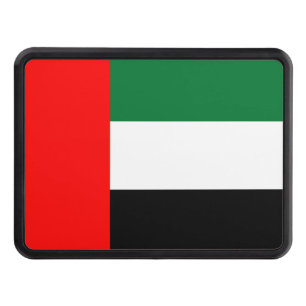 Patriotic hitch cover with Flag of UAE