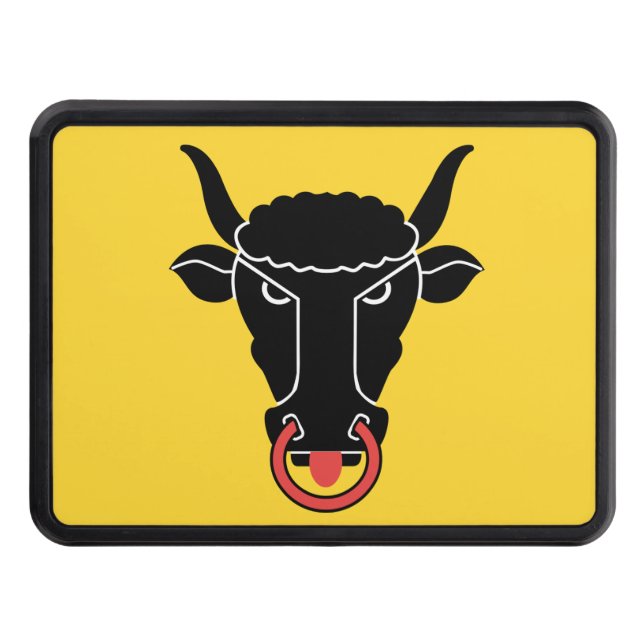 Patriotic hitch cover with Flag of Uri, Swiss (Front)