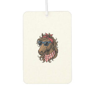 Patriotic Horse Head Vector Shirt Design_1 Air Freshener