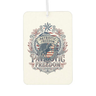 Patriotic Horse Lover Vector Graphic Tee_1 Air Freshener