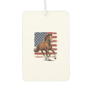 Patriotic Horse Vintage Western Vector Design_1 Air Freshener