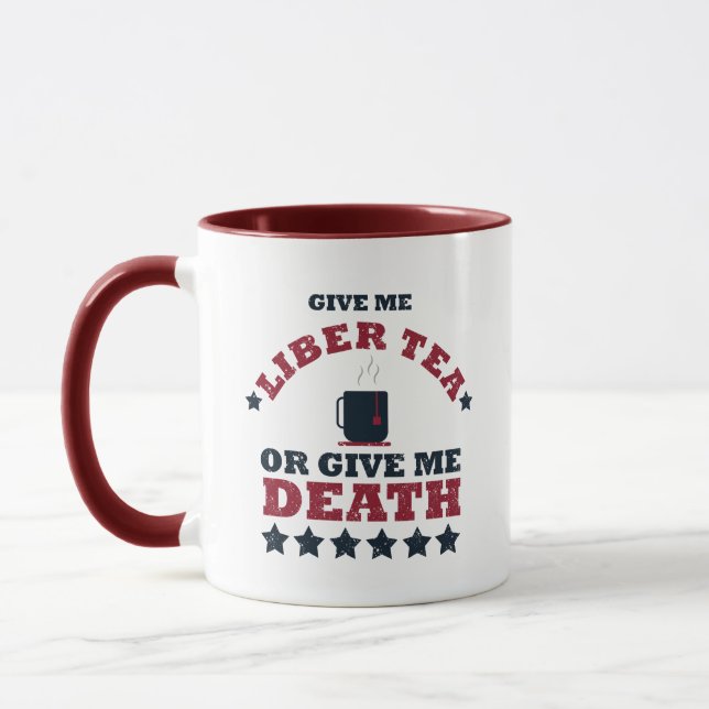 Patriotic Humour - Funny 4th of July Mug (Left)