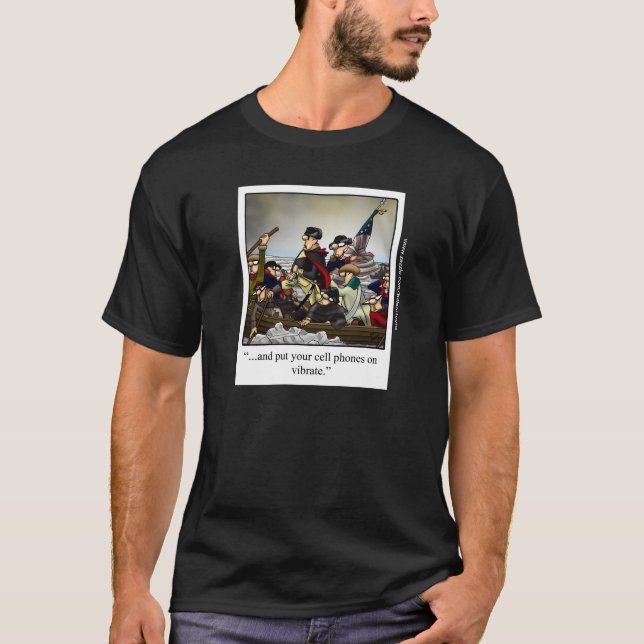 Patriotic Humourous Cartoon Tee Shirt (Front)