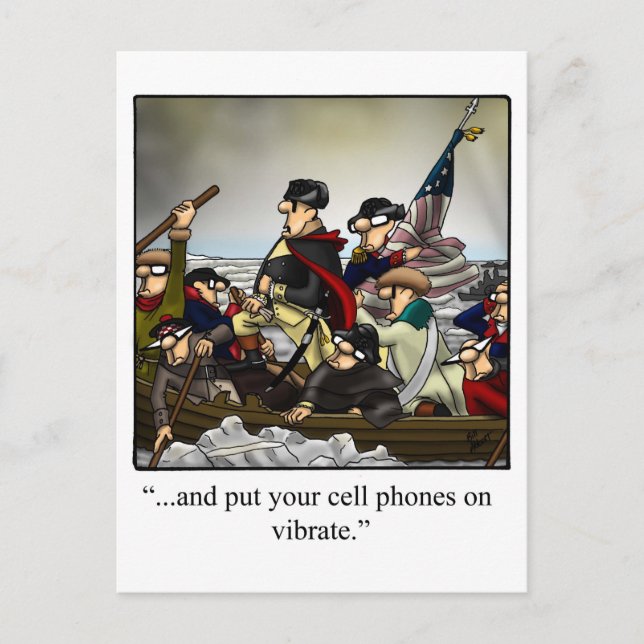 Patriotic Humourous Postcard (Front)