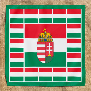 Patriotic Hungarian Flag Bandana, fashion Hungary Bandana