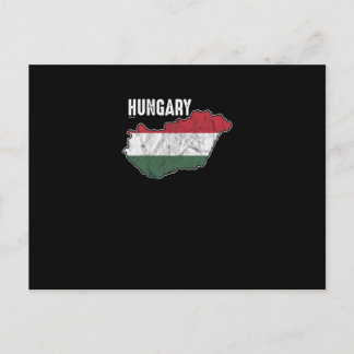 Patriotic Hungary Flag Hungarian Patriotism Holiday Postcard