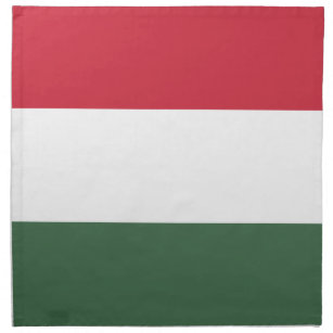 Patriotic Hungary Flag Napkin