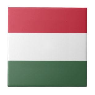 Patriotic Hungary Flag Tile