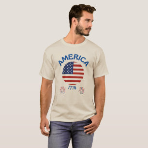 PATRIOTIC INDEPENDENCE DAY 4TH JULY 1776 T-Shirt