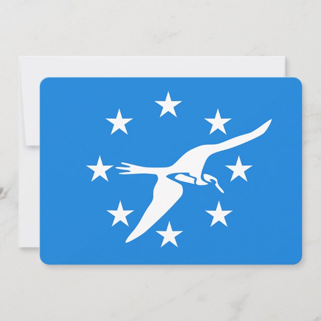 Patriotic  invitations with Flag of Corpus Christi (Front)