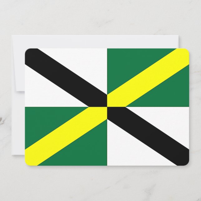 Patriotic  invitations with Flag of Monterey (Front)