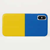 Patriotic Iphone X Case with Flag of Ukraine (Back (Horizontal))