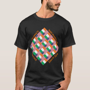 Patriotic IRISH-AMERICAN HERITAGE Custom Christian T-Shirt