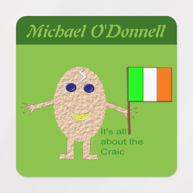 Patriotic Irish Egg (Design 1)