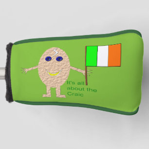 Patriotic Irish Egg Golf Putter Cover