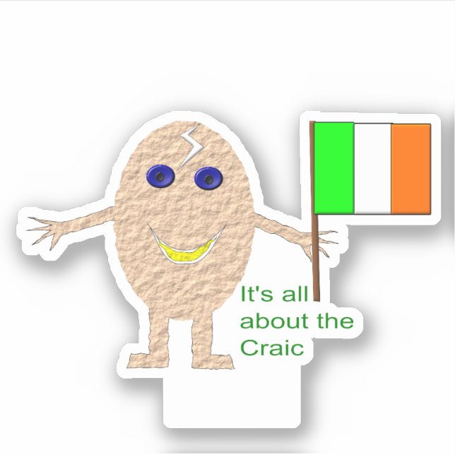 Patriotic Irish Egg Shaped (Front)