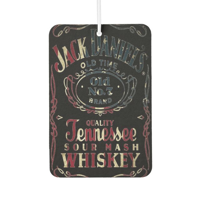 Patriotic Jack Daniels Air Freshener (Front)