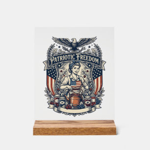 Patriotic Jam Maker Acrylic Sign