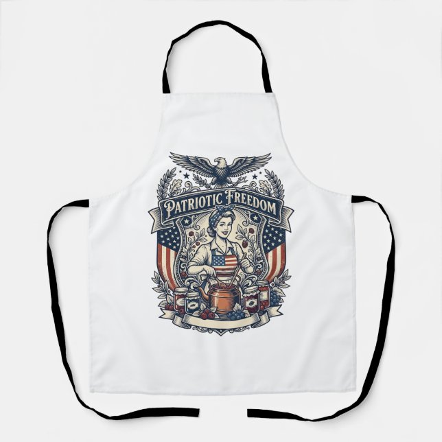 Patriotic Jam Maker Apron (Front)