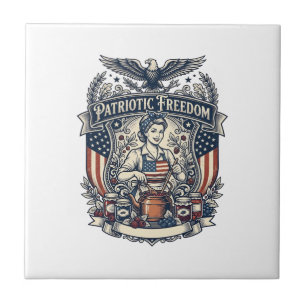 Patriotic Jam Maker Tile